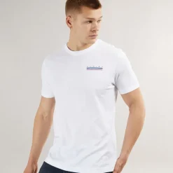 Herre Throwback T Shirt Hvid Traditionel