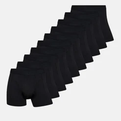 Herre Ti Pak Bambus Boksershorts Sort