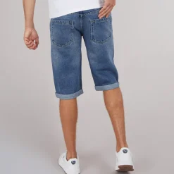 Herre Tillforth Baggy Denim Shorts Stonewash