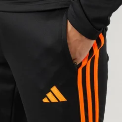 Herre Tiro 23 Club træningsbukser Sort/​App Signal Orange