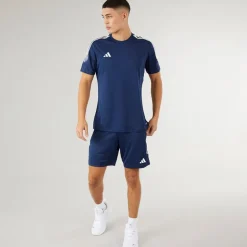Herre Tiro 23 Club Træningsshorts Team Navy Blå 2/​Hvid