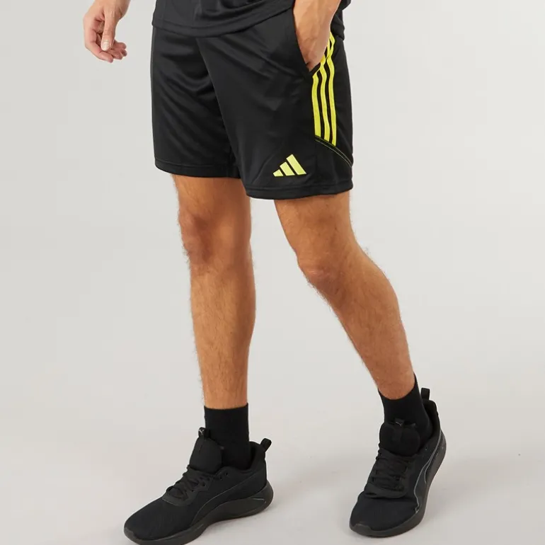 Herre Tiro 23 Club træningsshorts sort/lysegul