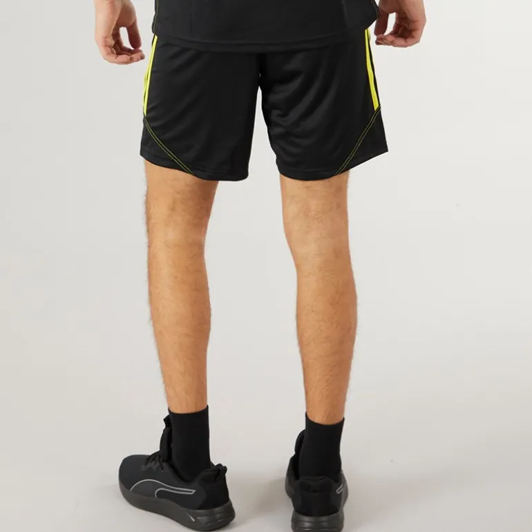Herre Tiro 23 Club træningsshorts sort/lysegul