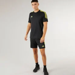 Herre Tiro 23 Club træningsshorts sort/lysegul
