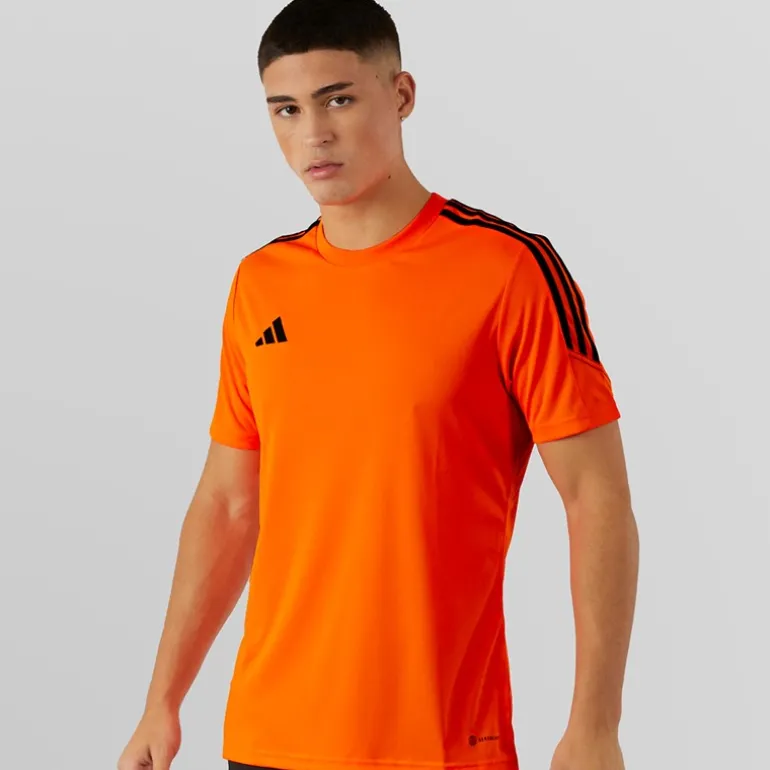 Herre Tiro 23 Club T-shirt Signal Orange/Sort