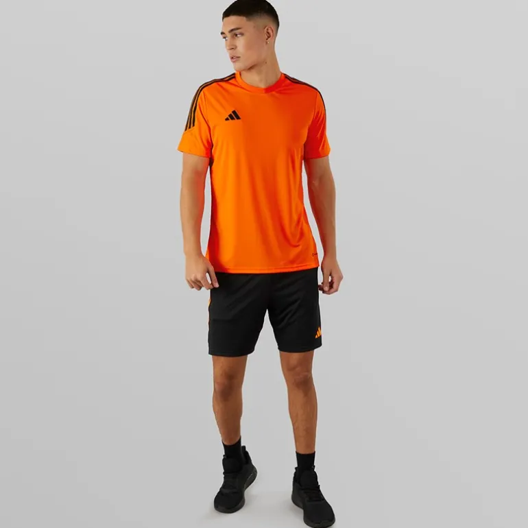 Herre Tiro 23 Club T-shirt Signal Orange/Sort