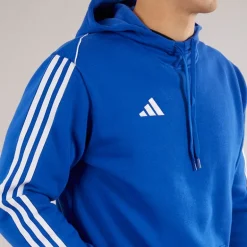 Herre Tiro 23 League Pullover Sweat Hættetrøje Team Royal Blue