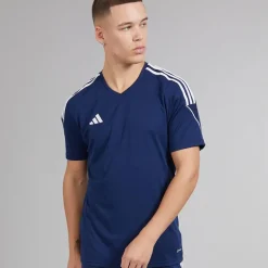 Herre Tiro 23 League T-shirt Team Navy Blue/​Hvid