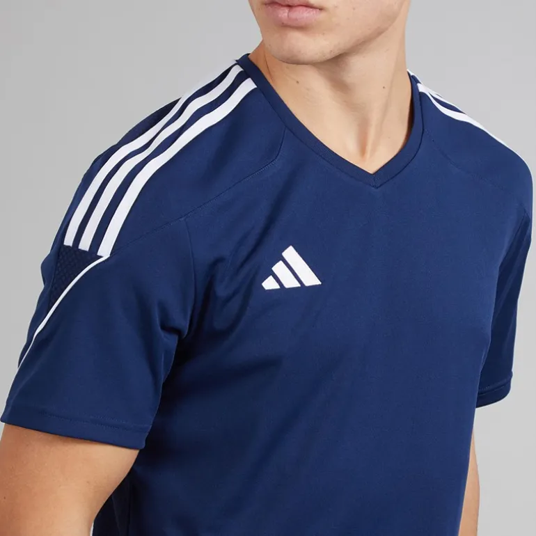 Herre Tiro 23 League T-shirt Team Navy Blue/Hvid