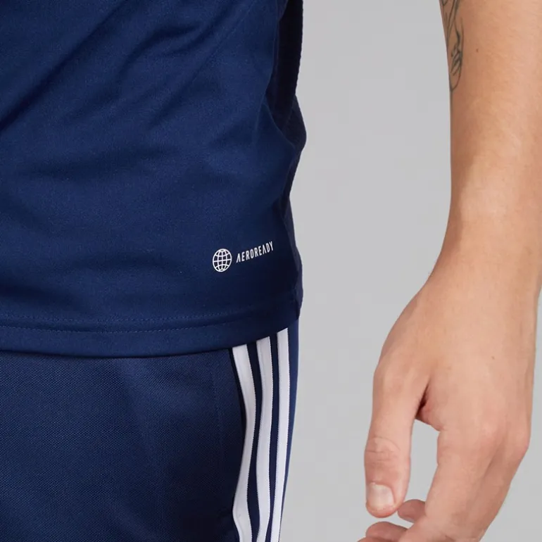 Herre Tiro 23 League T-shirt Team Navy Blue/Hvid