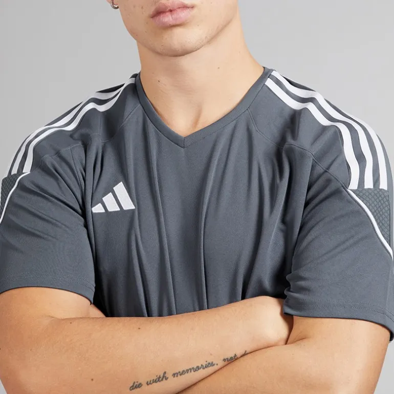 Herre Tiro 23 League T-shirt Team Onix/Hvid