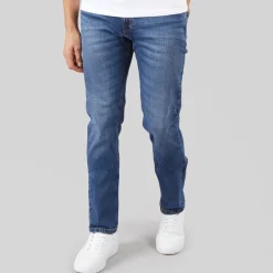 Herre Tony Regular Fit Jeans Medium Indigo