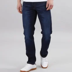 Herre Tony Regular Fit Jeans Mørkeblå