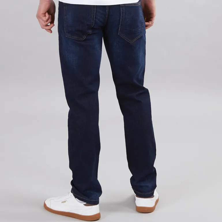 Herre Tony Regular Fit Jeans Mørkeblå
