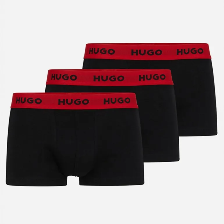 Herre tre pak bokser Sort