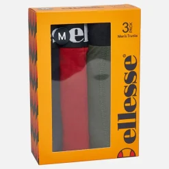 Herre Tre Pak Boxer Underbukser Navy /​ Rød /​ Khaki