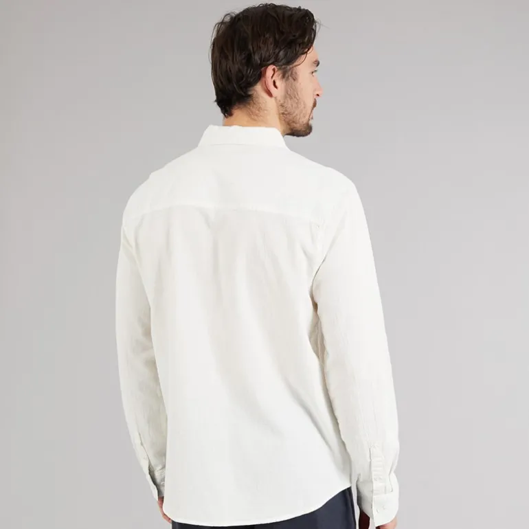 Herre Trypto Langærmet Skjorte Off White