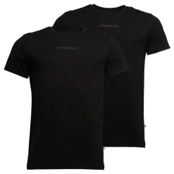 Herre T-shirt Sort 2-pak