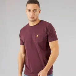 Herre T-shirts 3-pak Navy/​Khaki/​Burgundy