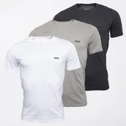 Herre T-shirts tre pak grå/​sort/​hvid