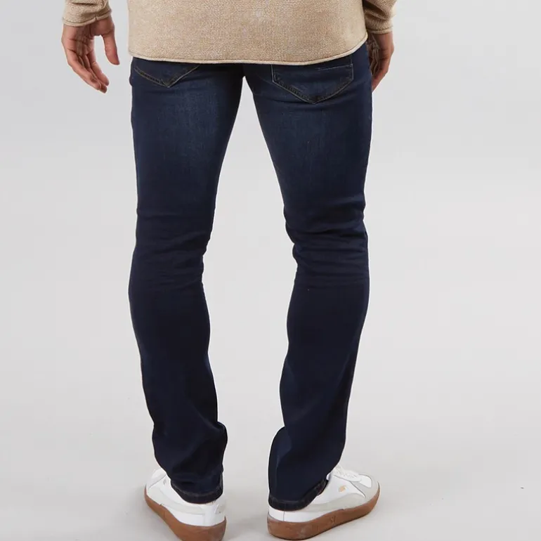 Herre Tulio Hybrid Jeans Med Lige Ben Blå