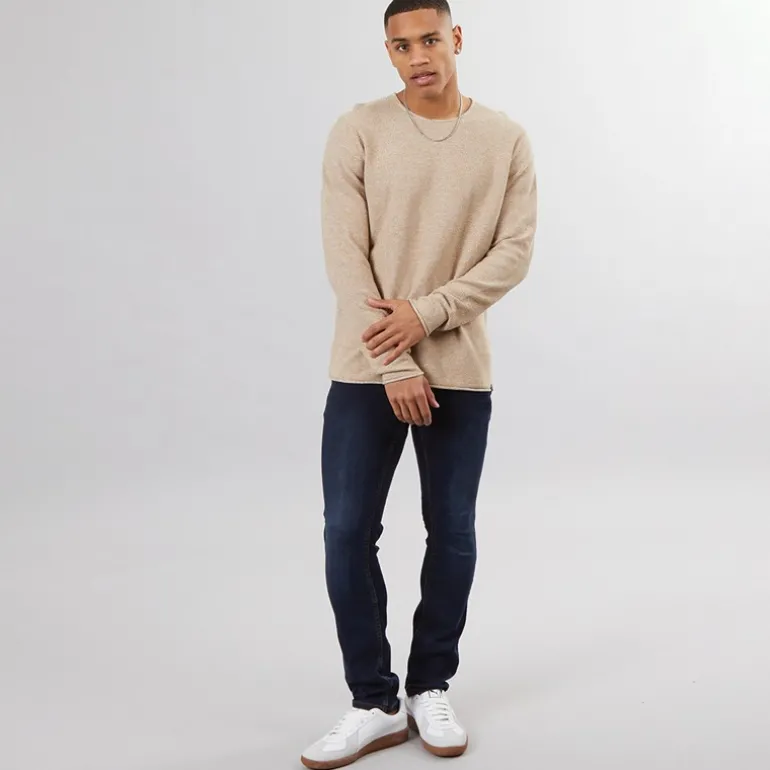 Herre Tulio Hybrid Jeans Med Lige Ben Blå