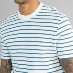 Herre Vaffel Stribet T-shirt Snow White