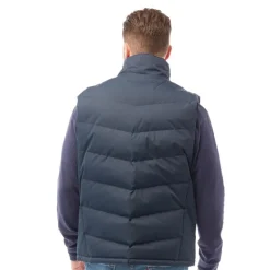 Herre Vatteret Brecker Gilet Vest Blå