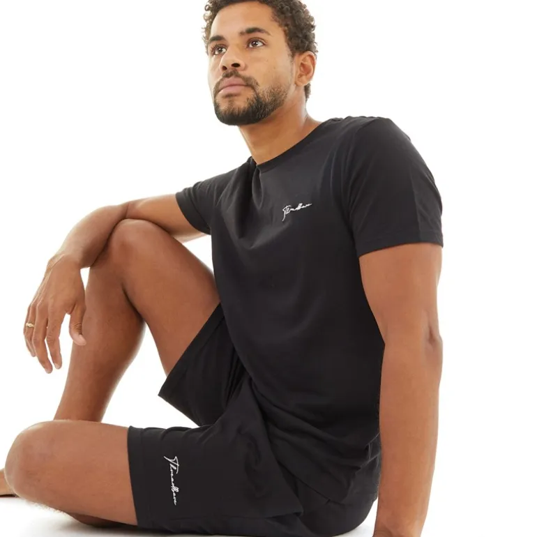 Herre Wells Pyjamas Sort