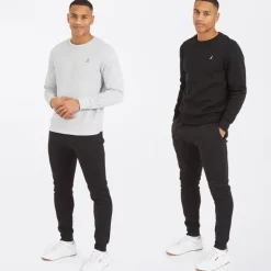 Herre Winston To-pakke Trøjer Sort/​Grå