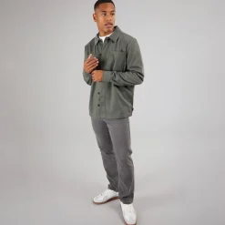 Herre Yuno Overshirt Castor Grå