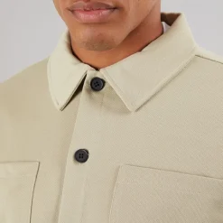 Herre Yuno Overshirt Irish Cream