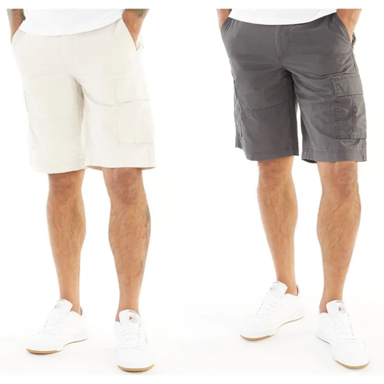 Herre Zeus Cargo Shorts Topak Asphalt/Måneskin