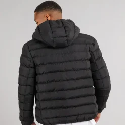 Herrer Grantplain Dynejakke Sort