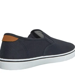 Herresko FCUK Deck Slip On Canvas Pumps Blå