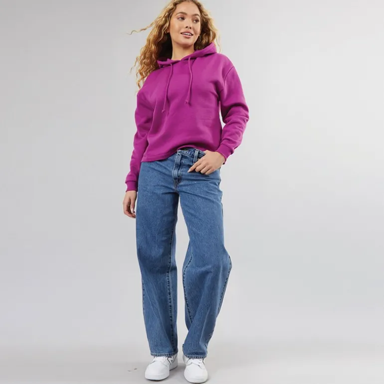 Hættetrøje med lange ærmer Chilli Festival Fuchsia til kvinder