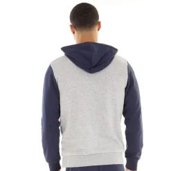 Hættetrøje med logo i blokke Mørkeblå Blazer