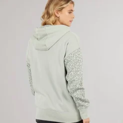 Hættetrøje med lynlås til kvinder Sage