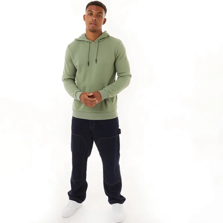 Hættetrøje til Herre Smaragdgrøn