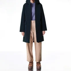 Jakke i twill til kvinder Allyson Shammy Indigo Noir