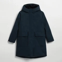 Jakke i twill til kvinder Allyson Shammy Indigo Noir