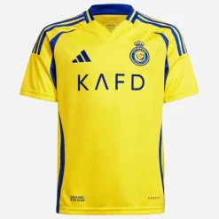 Junior Drenge ANFC Al-Nassr 24/​25 Hjemme Trøje Impact Yellow/​Royal Blue