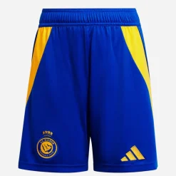 Junior Drenge ANFC Al-Nassr 24/​25 Hjemme Shorts Team Royal Blue/​Impact Yellow