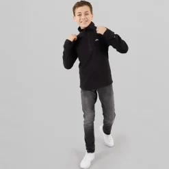 Junior Drenge Masonville 1/​2 Lynlås Mikro Fleece Sort