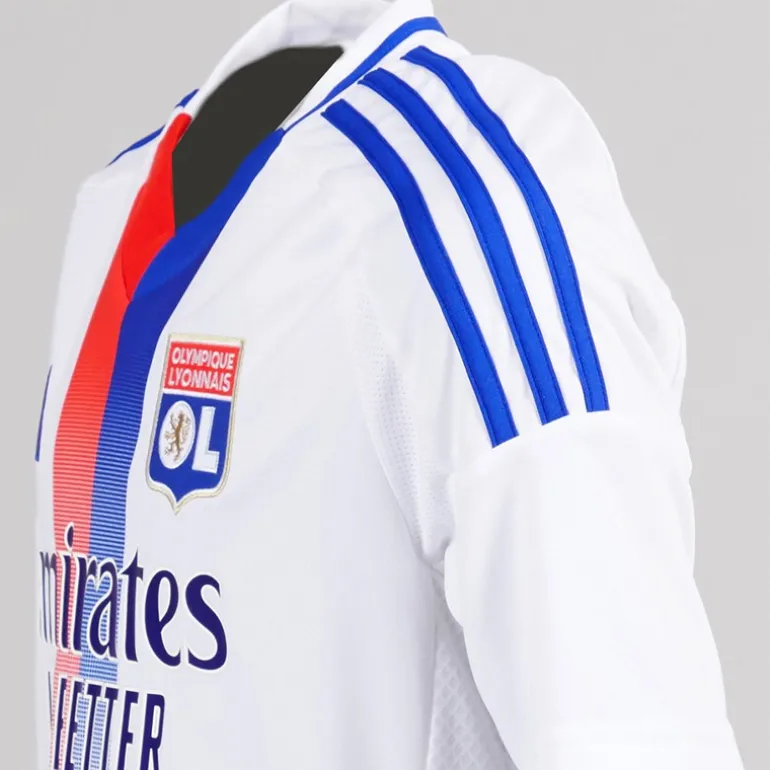 Junior Drenge OL Olympique Lyon 24/25 hjemme trøje Hvid