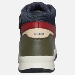 Junior Drenge Perth høj top sneakers Military/Navy