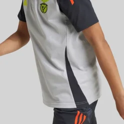 Junior Drenge SLB Benfica polo skjorte Light Solid Grey/​Semi Solar Orange