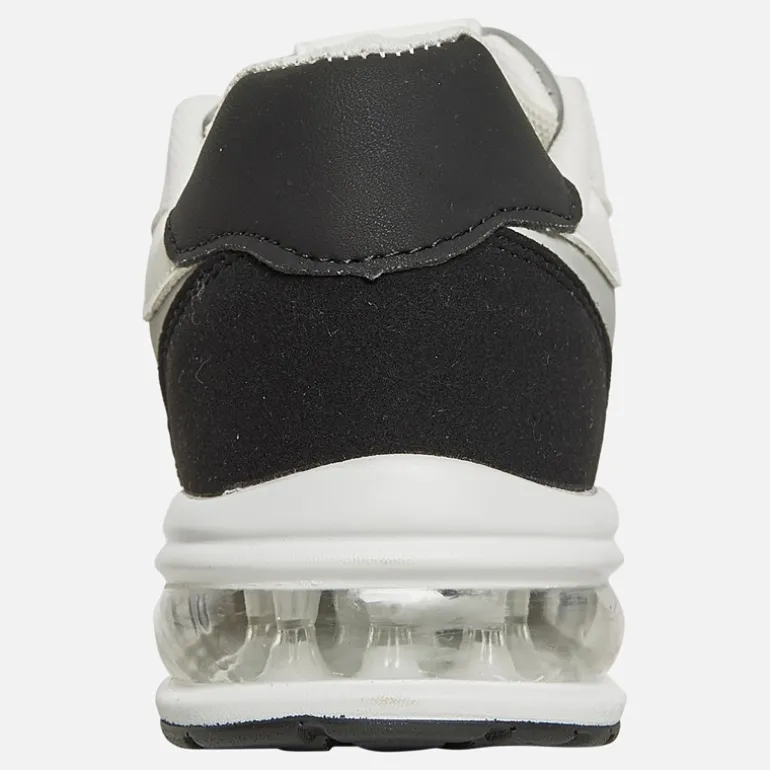 Junior Drenge Suede Blok Træningssko Hvid/Sort