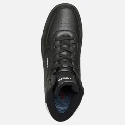 Junior New Union Hi Top Sneakers Sort Hvid 0008