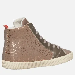 Junior Piger Mirroless Lyn Høj Top Træningssko Dark Beige